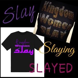 Kingdom Slay Glitzy Graphic Tee